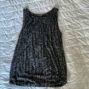 Ann Taylor Loft chevron blouse Size XSP